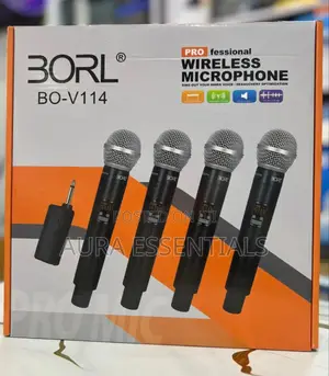 Borl Proffetional Wireless Microphone 4 in 1