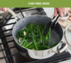 Premium Stainless Steel Sauté Pan With Tempered Glass Lid