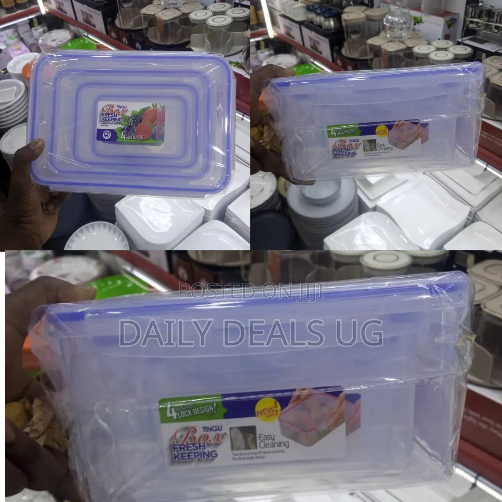Set of Tingu Fresh Keeping Plastic Food Containers