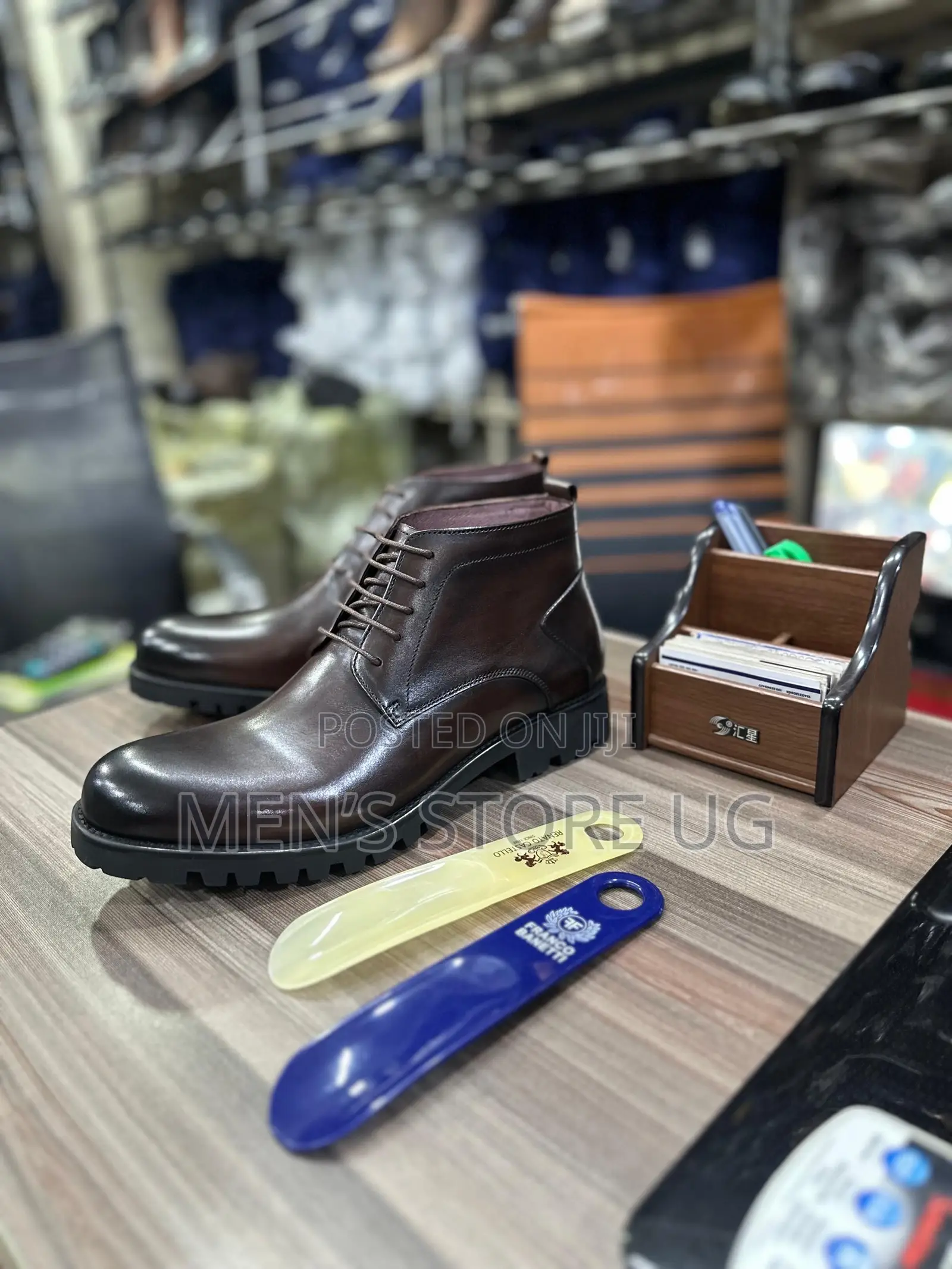 Men’S Franco Banetti Classic Premium Leather Boots
