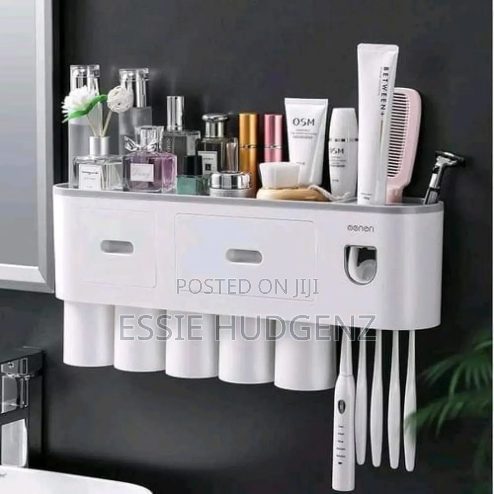 Multifunctional Toothpaste Dispenser,Toothbrush Holder