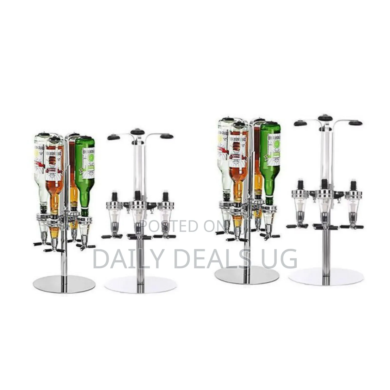4-Bottle Rotary Liquor Dispenser