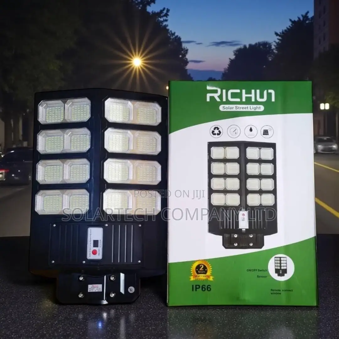1200w Richur Powerful Led Solar Street Light for Outdoor Use