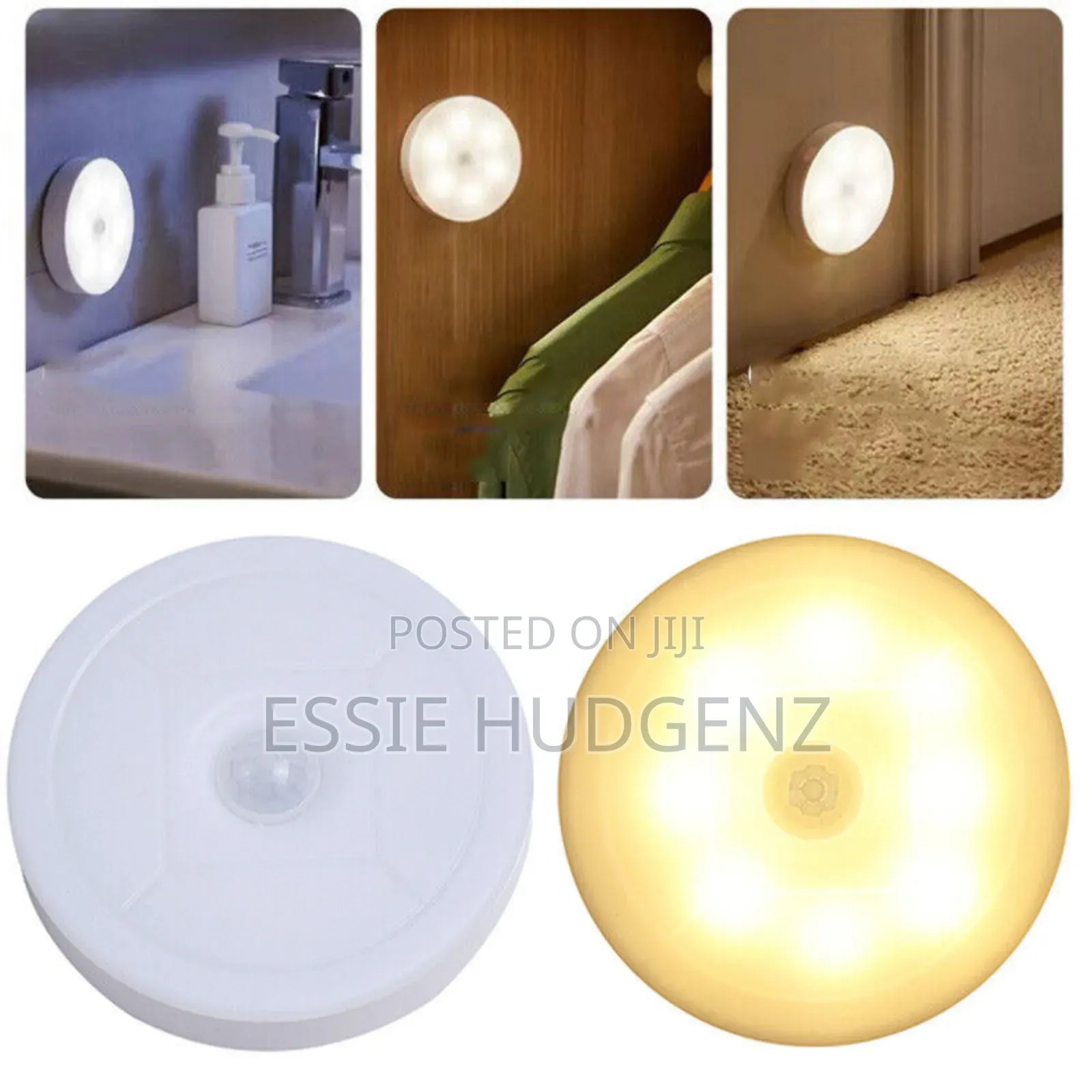 Led Motion Sensor Lights Pir Wireless Night Light Battery Lamp