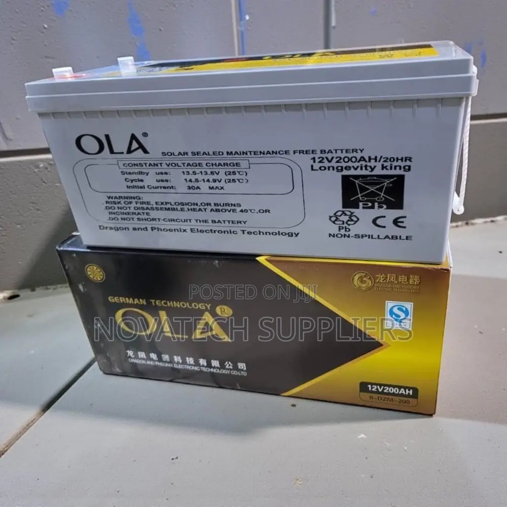 Ola 12v 200ah Deep Cycle Solar Battery