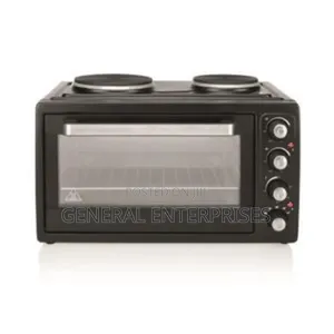 35 Electric Oven With Double Hot Plate