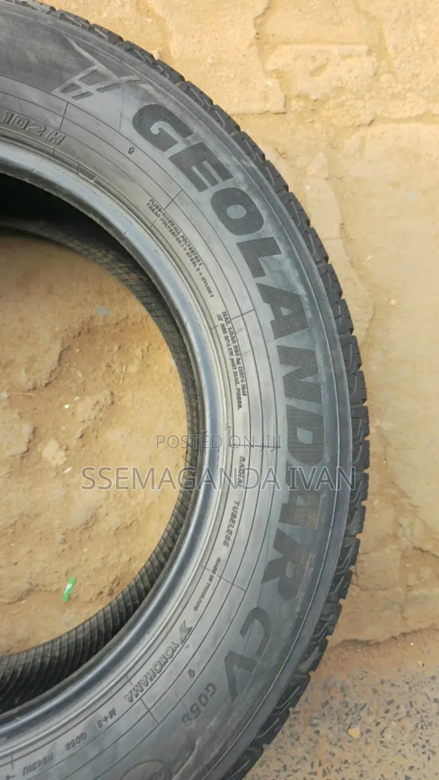 225/65r17 102h Vanguard Foreign Used Geolander Yokohama