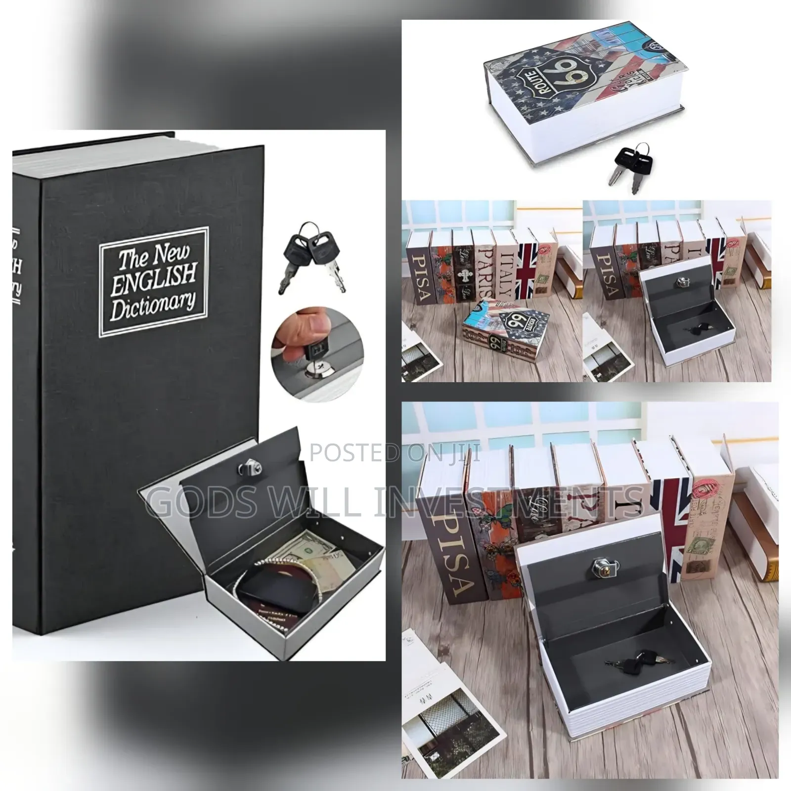Dictionary-shaped Diversion Book Safes