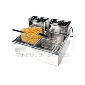 Commercial Double Deep Fryer 12l