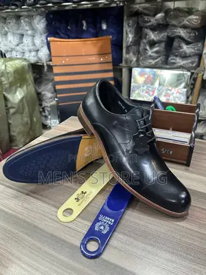 Men’S Gentle Office Genuine Leather Wooden Sole Loafers