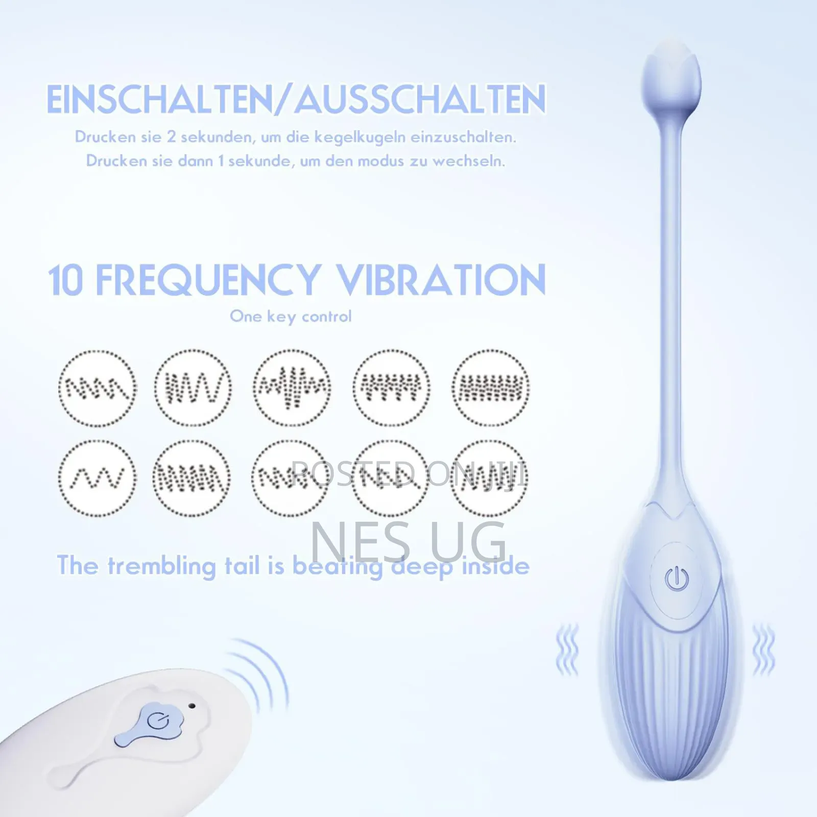 Wireless Remote Control Vibrator, Maximum Sexual Pleasure For Lady's