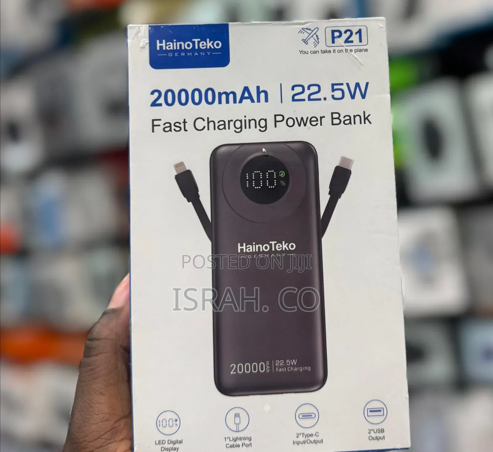 Haino Teko P21 20000mah 22.5w Fast Charging Power Bank