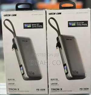 Green Lion Tron X 20000mah Power Bank With 165w Power Delivery