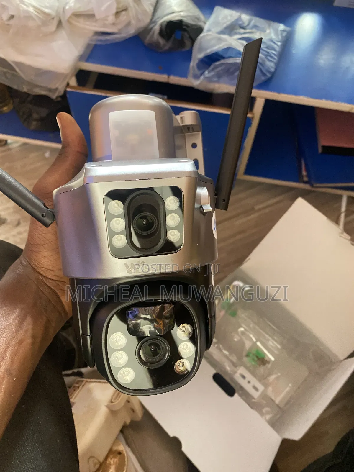 V380 Daul Lens Solar Camera