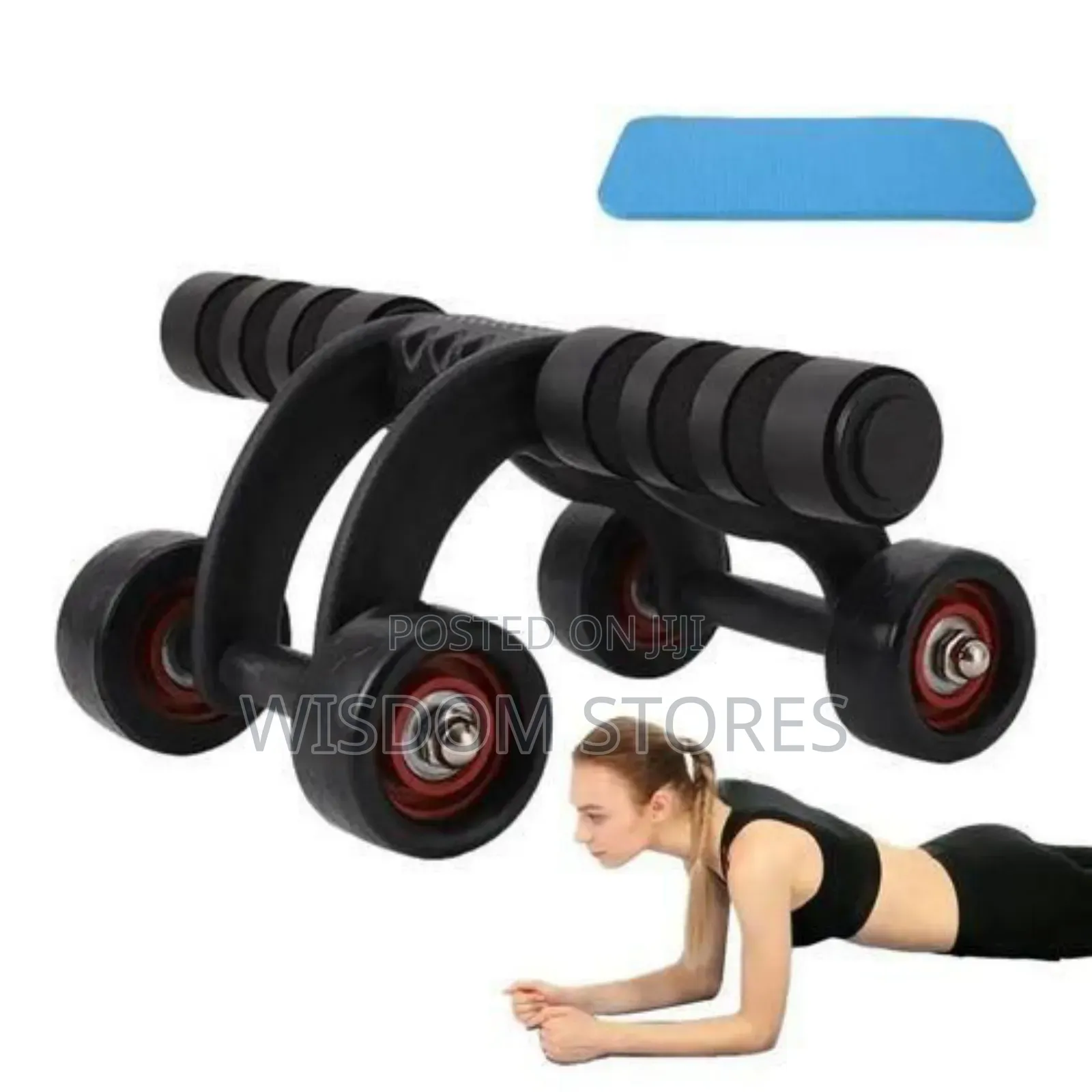 4 Wheel Abdominal Wheel Gym Belly Whee for Fitness