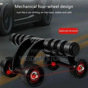 4 Wheel Abdominal Wheel Gym Belly Whee for Fitness