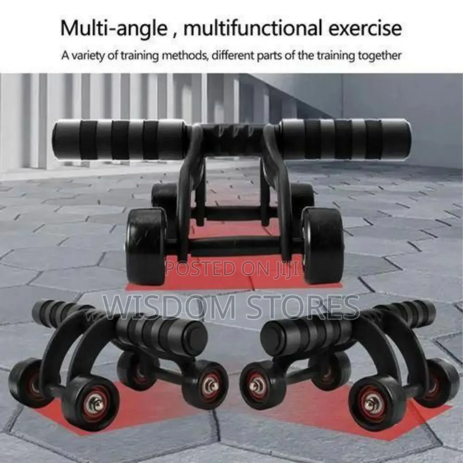 4 Wheel Abdominal Wheel Gym Belly Whee for Fitness