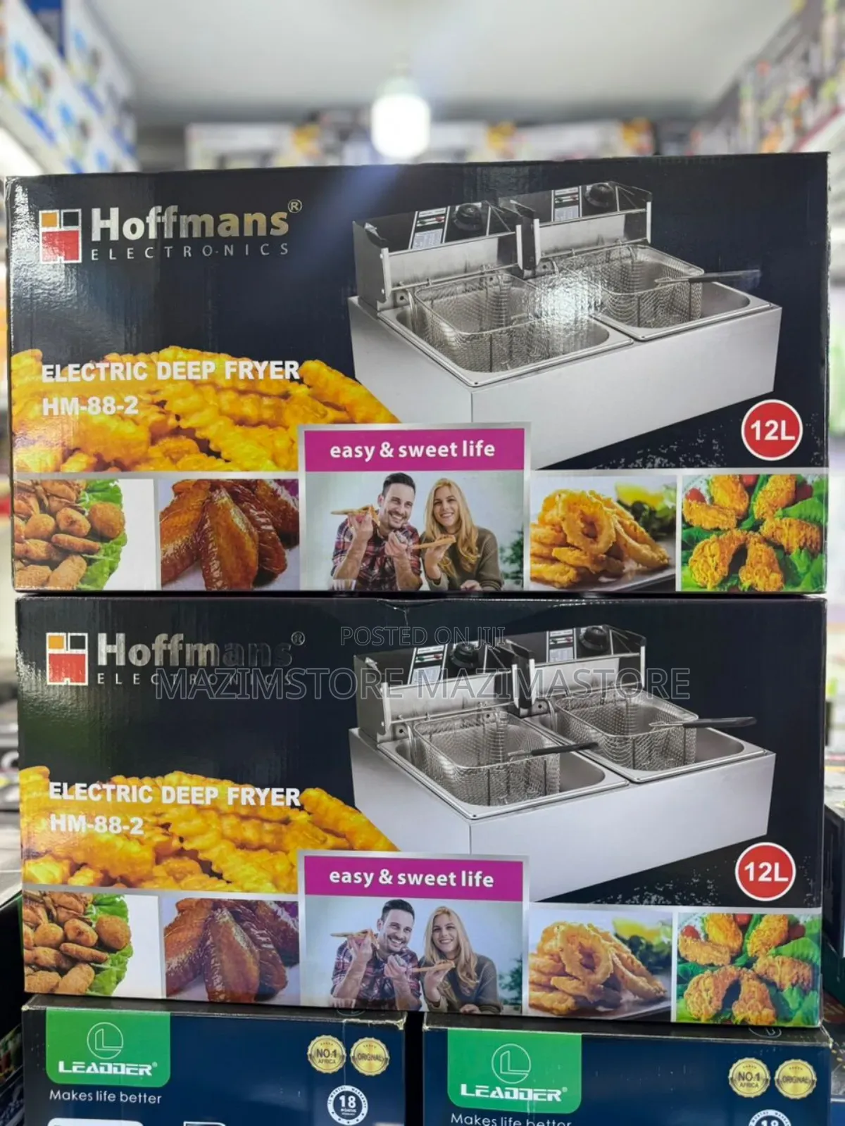 12l Double Tank Electric Deep Fryer With 2 Baskets