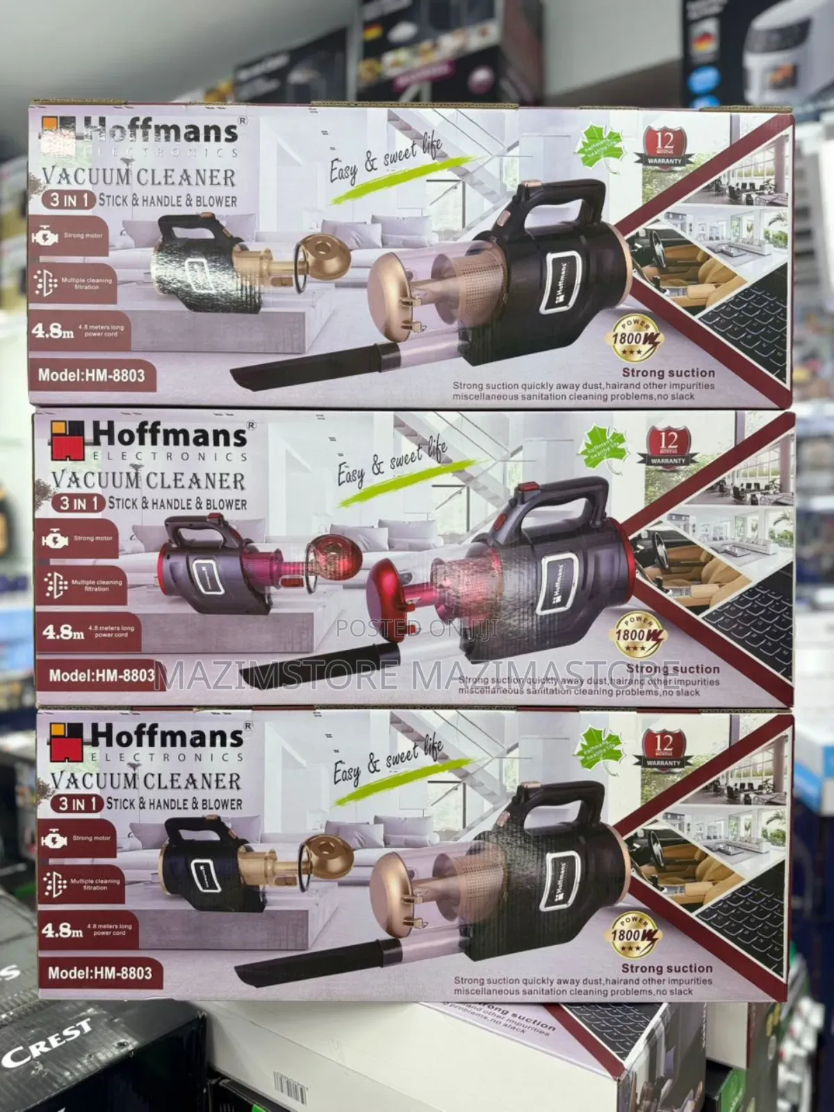 Hoffman 3 in 1 Vacuum Cleaner