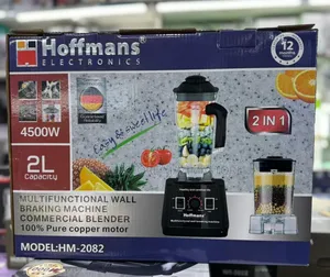 Hoffmans Commercial Blender 2ltrs - Black