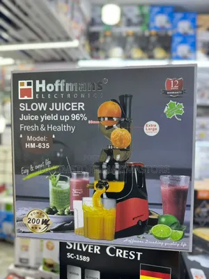 Hoffmans Slow Juicer Juice Extractor - Multi-Color.