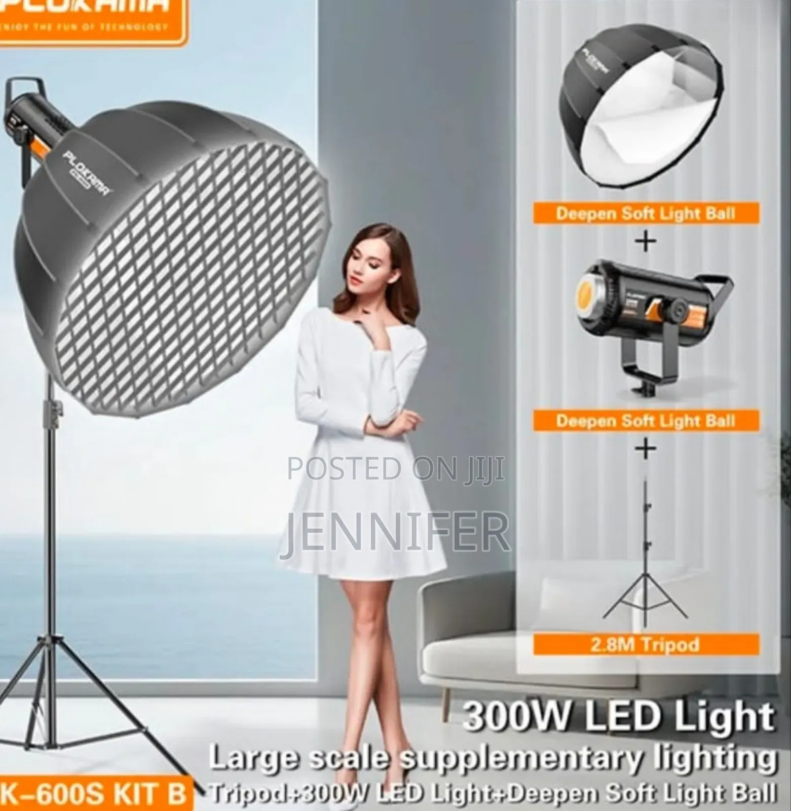 Plokama Pk-400s 300w Led Video Light Kit.