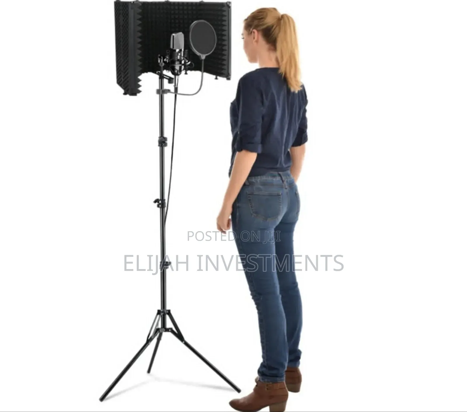 Portable Vocal Booth W/ Ambient Reflection Filter