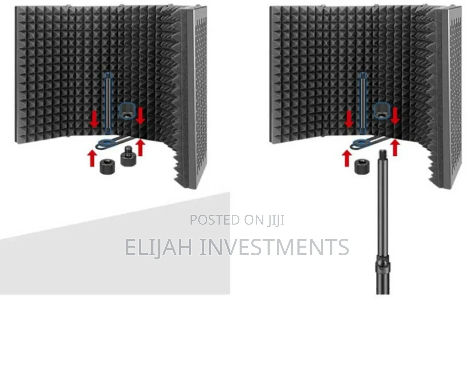 Portable Vocal Booth W/ Ambient Reflection Filter