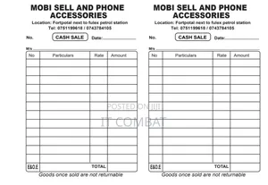 Receipt Books, Invoices Kampala