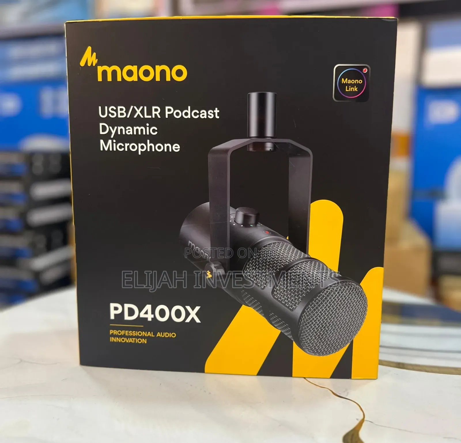 Maono Podcast Microphone Usb/XLR Dynamic Microphone Pd400.
