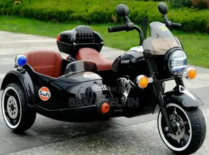 Large Size 3 Wheel Battery Operated Motorcycle With Sidecar