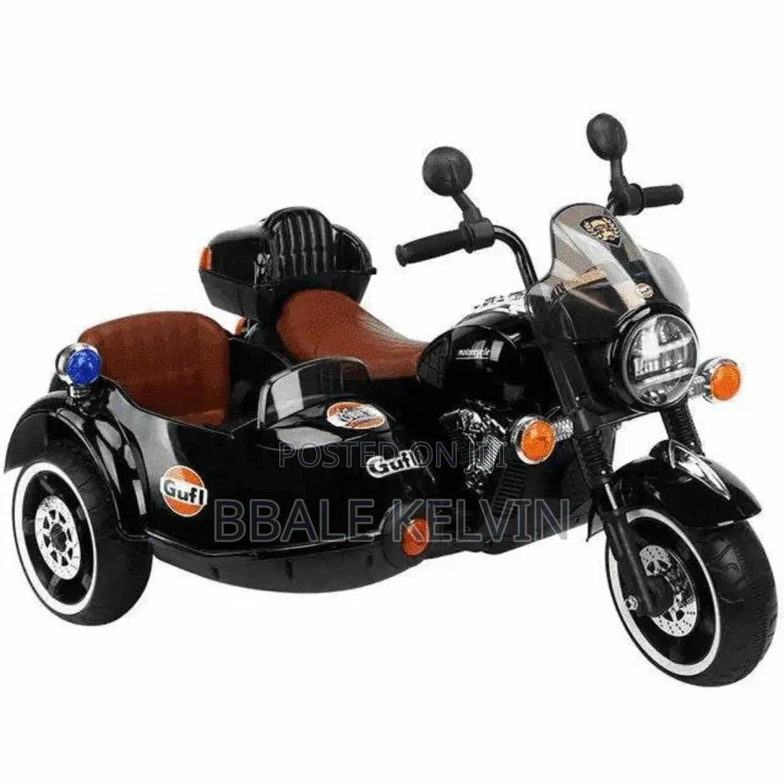 Large Size 3 Wheel Battery Operated Motorcycle With Sidecar