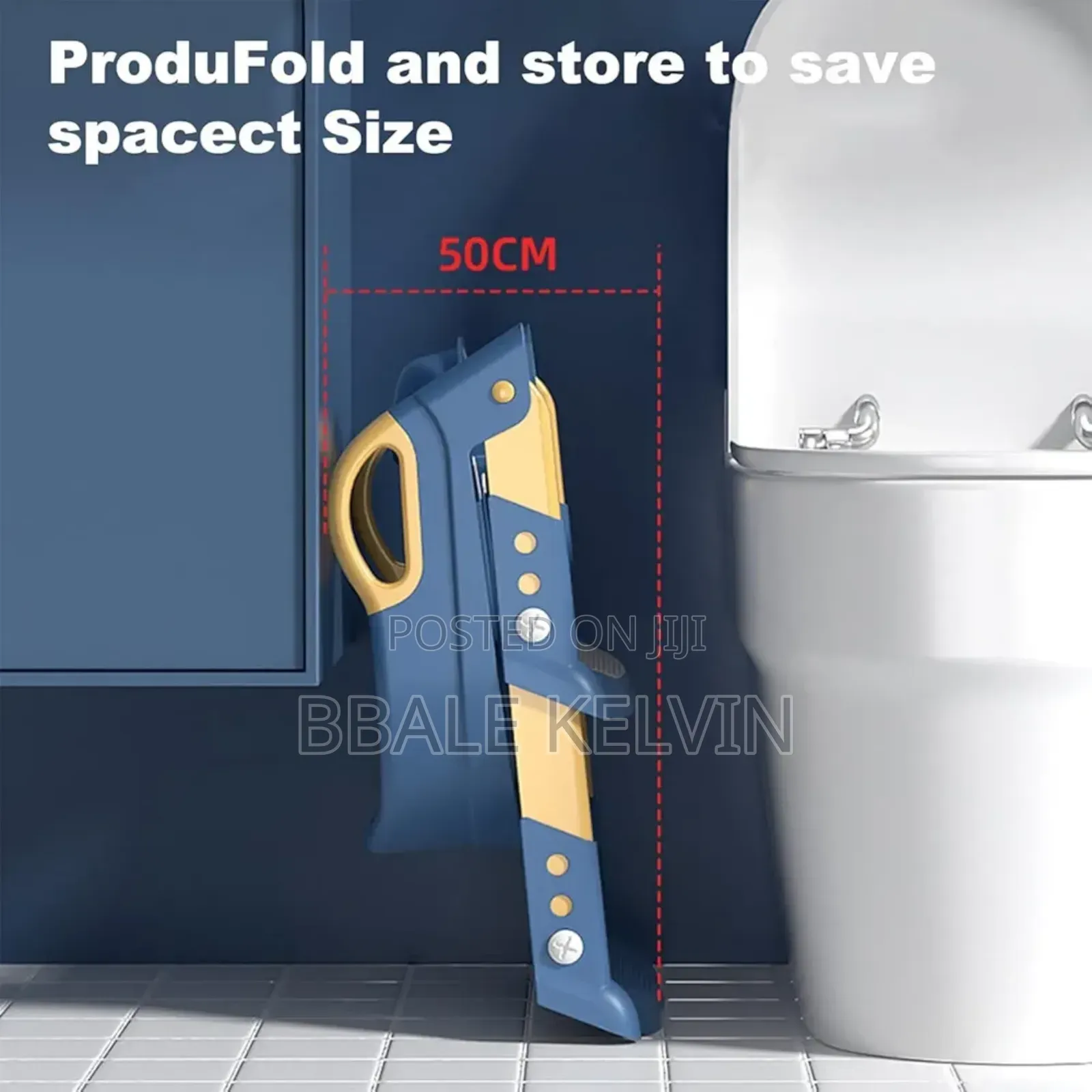 Potty Training Toilet Seat With Step, Handle, and Padded Stepped