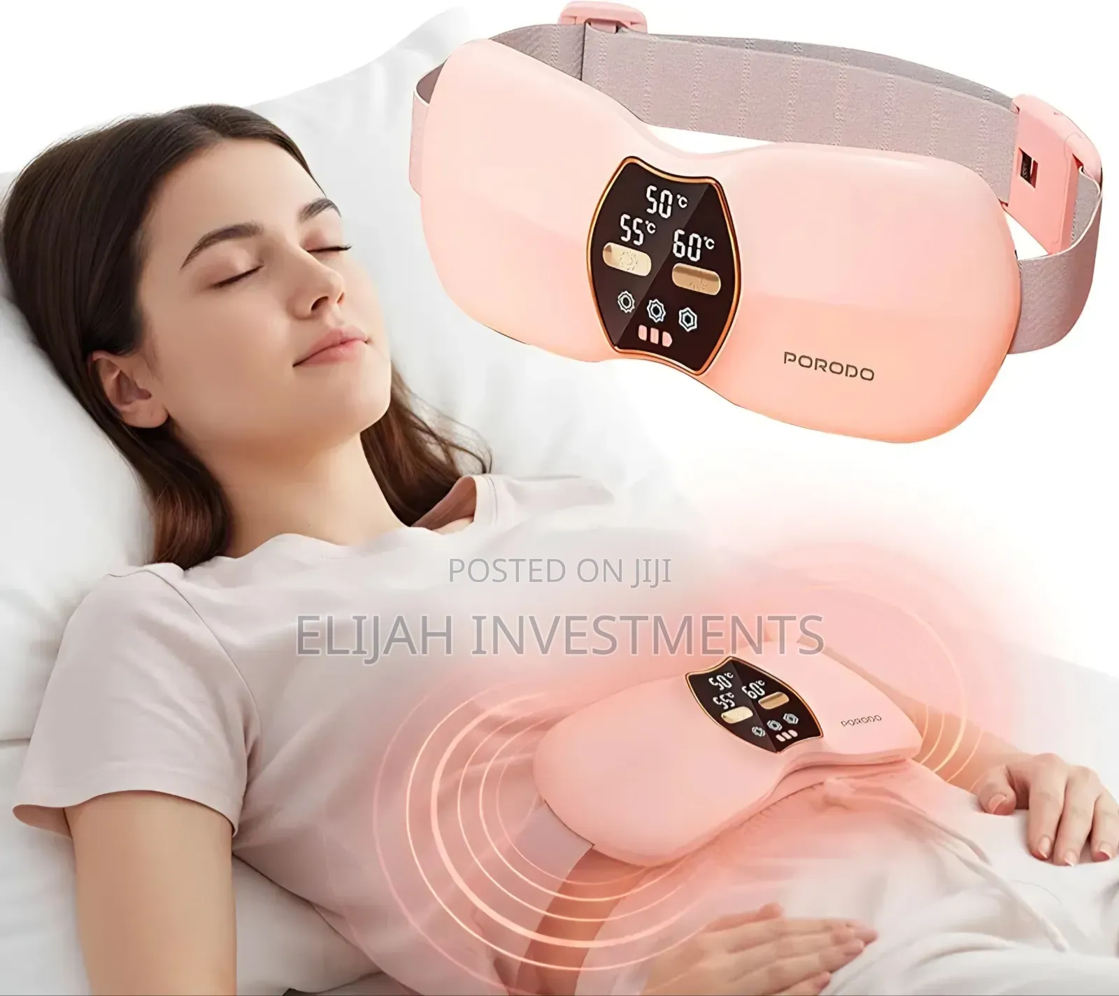 Porodo Lifestyle Cordless Heat Wave Massage Pad.