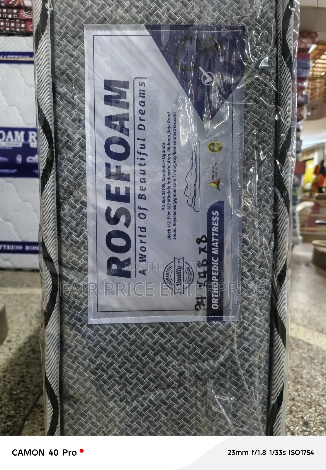 Rosefoam Mattresses Orthopedic 5x6 By8 Inches