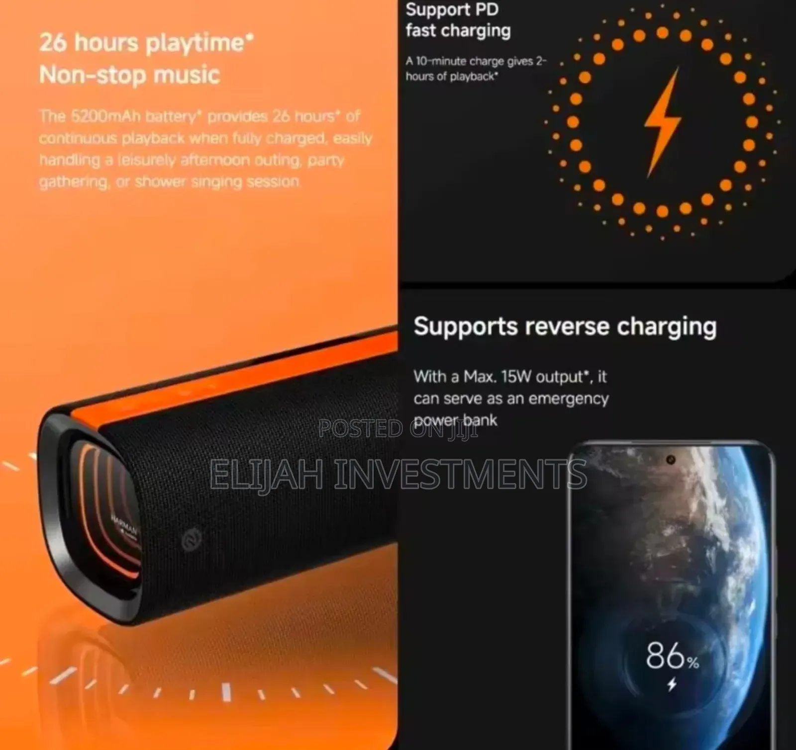 Xiaomi Waterproof Sound Party Bluetooth Speaker.