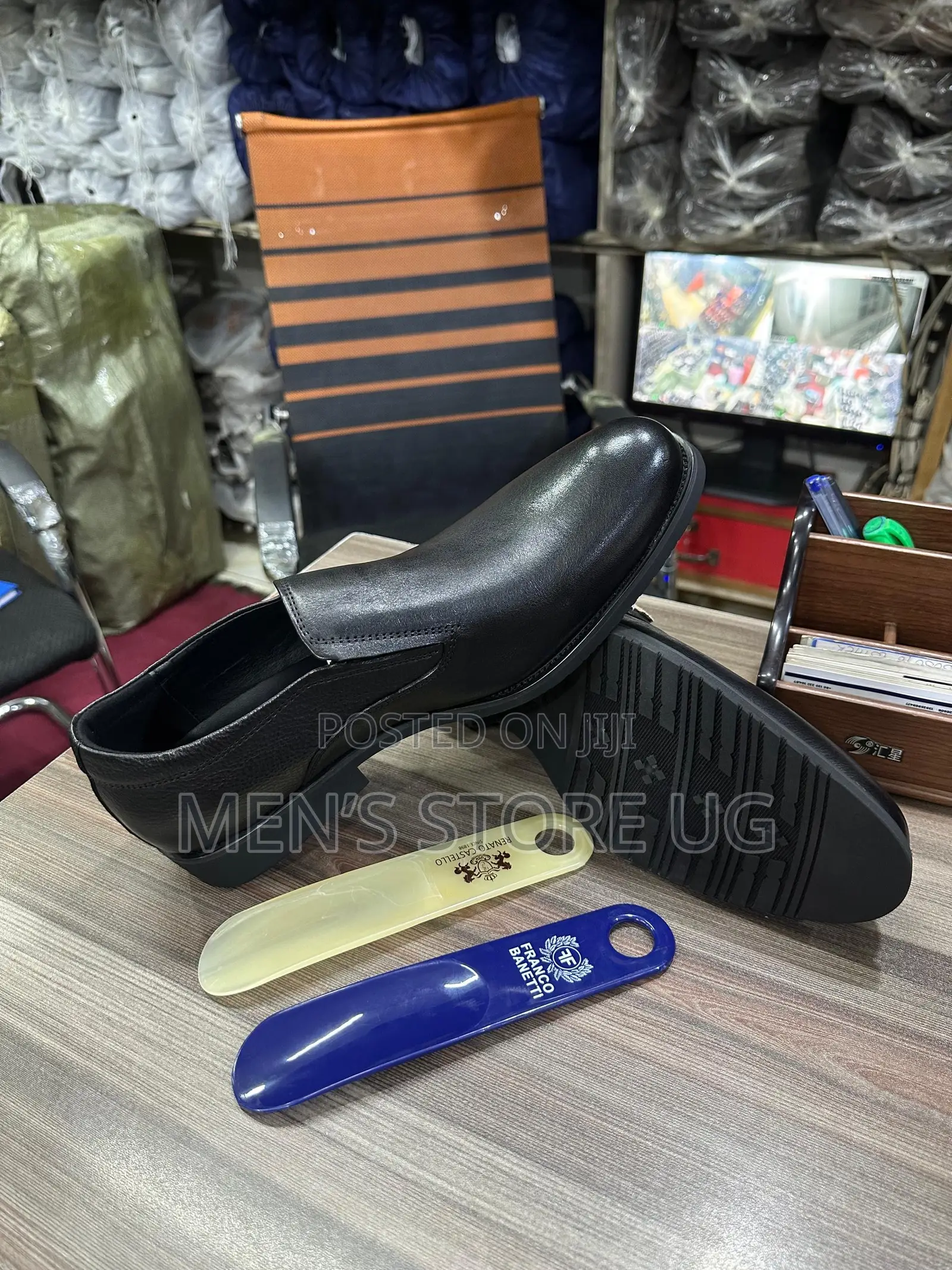 Men’S Premium Leather Classic Gentle Office Plain Loafers
