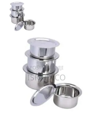 8 Piece Set of Stainless Steel Serving