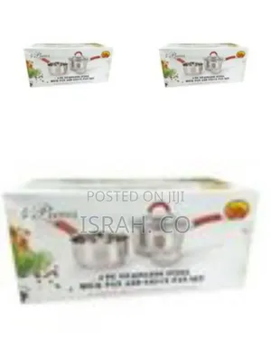 4-Piece Set of Stainless Steel Milk Pans