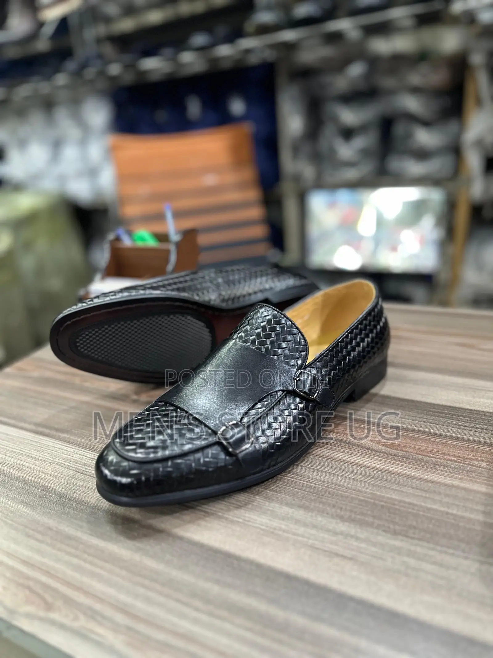 Men’S Classic Luxurious Premium Office Gentle Monk Strap Loafers
