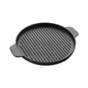 Versatile Round Cast Iron Grill Pan