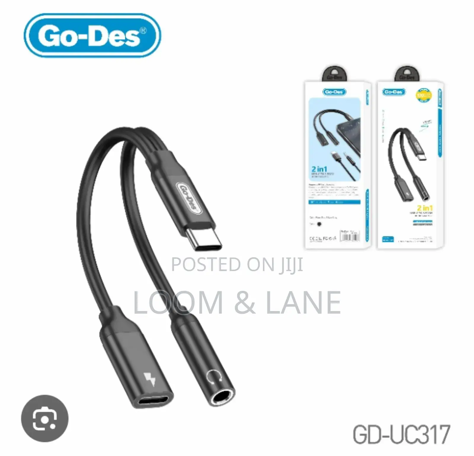 Go-Des Gd-Uc312 Type-C to 3.5mm Converter