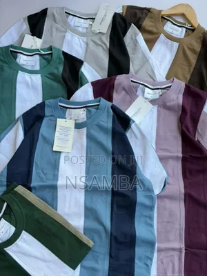 Stripped Coroless T Shirts