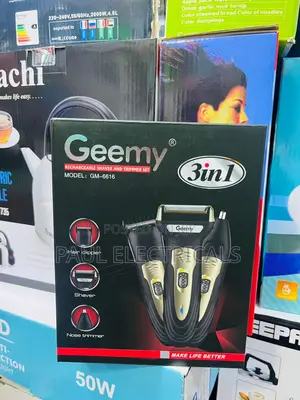 Geemy Rechargeable Shaver and Trimmer Set 3in 1