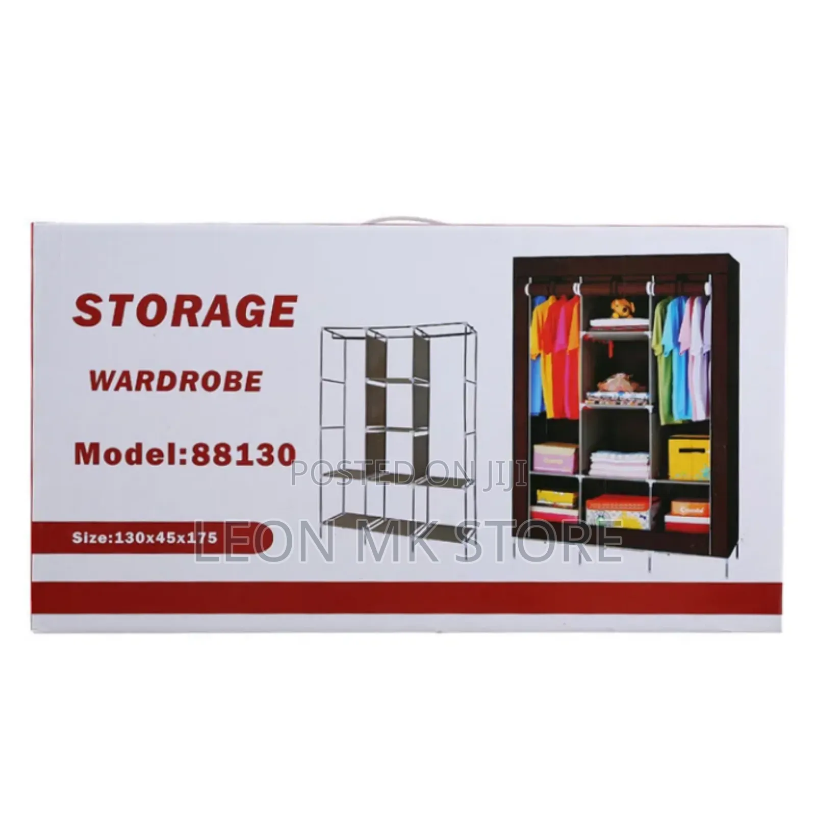 Metallic Warobe 3columns