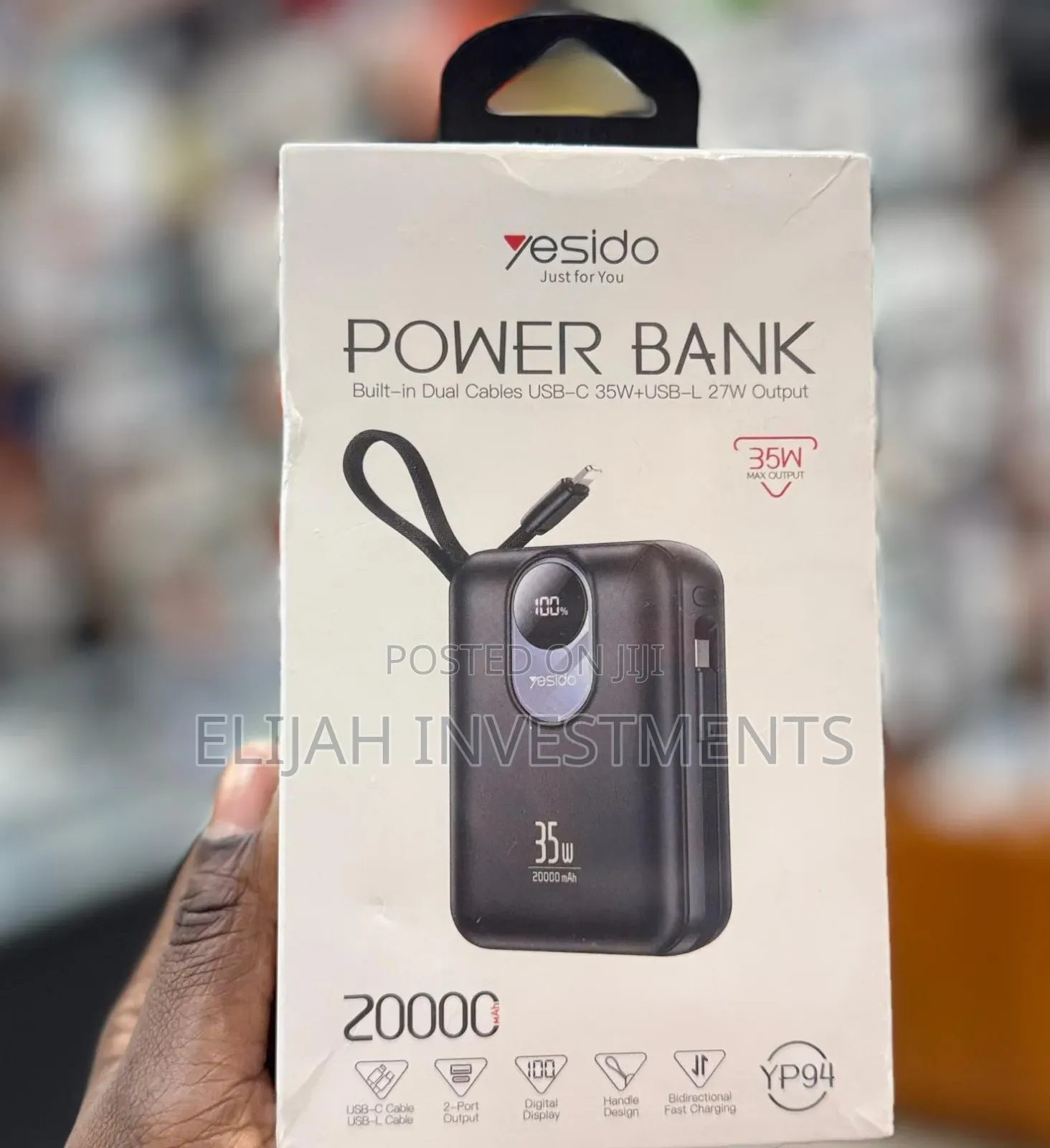 Yesido 20,000mah Yp94 35w