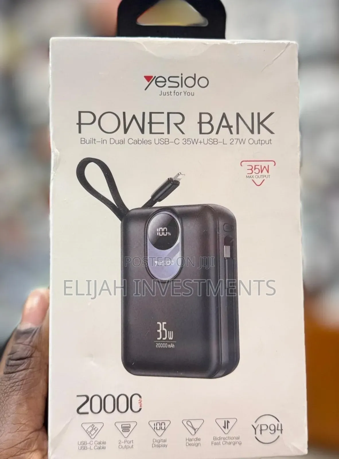 Yesido 20,000mah Yp94 35w