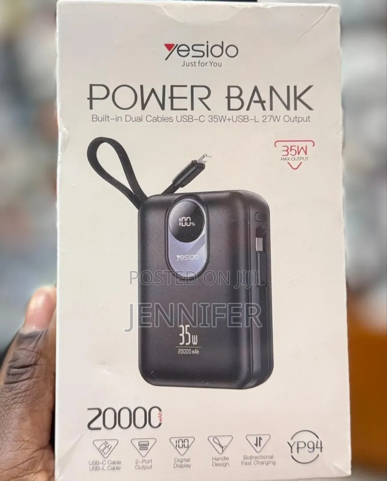 Yesido 20,000mah Yp94 35w