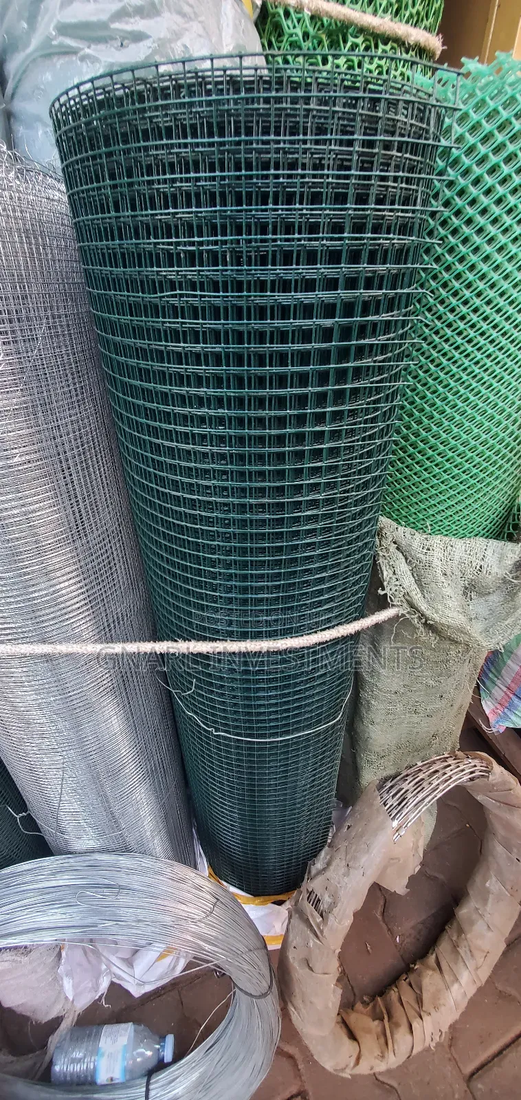 1.2m X 25m PVC Green Coated Mesh for Rabbits, Chicken, Dogs Cats