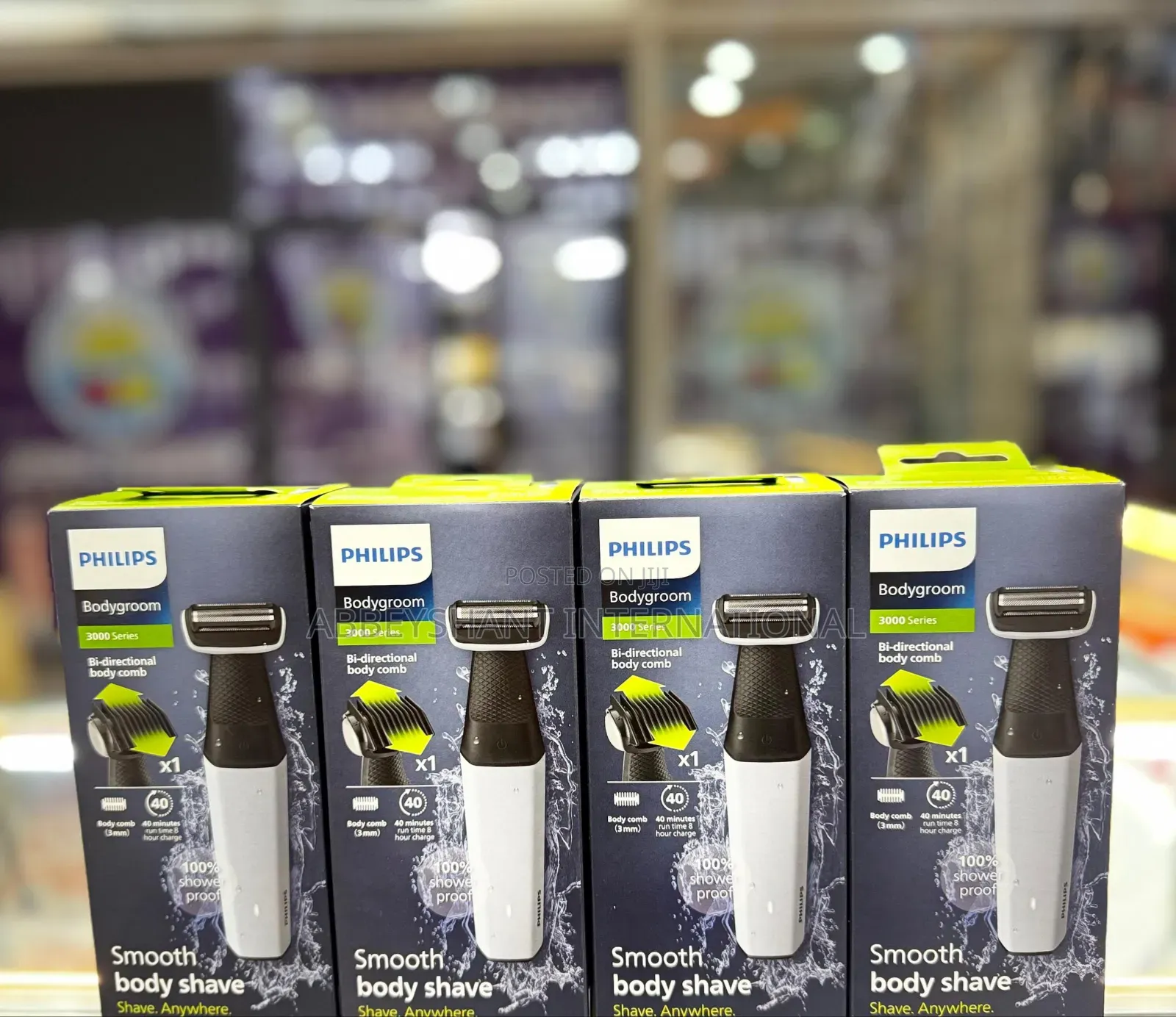 Philips Bodygroom Series 3000 Showerproof Groin and Body Trimmer.